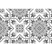 明和グラビア リノベウォール メッシュタイプ レース柄WAL-03ブラック 22cm×1.8m　1本（直送品）