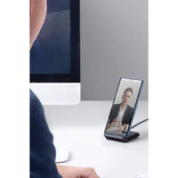 Anker PowerWave 10 Stand ワイヤレス充電器 Qi規格 スタンド型 10W出力 ブラック A2524012