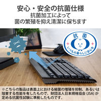 エレコム ワイヤレスキーボード 無線 Bluetooth 洗える IPX5 メンブレン 黒 TK-WS03BMKBK 1個（直送品）