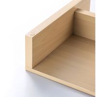 【アウトレット】サンワサプライ 机上液晶モニタスタンド(W595mm・薄い木目) MR-LC101MN 1個（直送品）