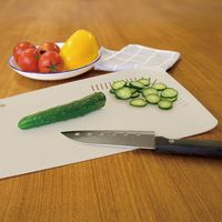 ベストコ 抗菌 抗ウイルス カッティングボード 水切り まな板 ワームグレー ロング MA-3229 フードストッパー（直送品）