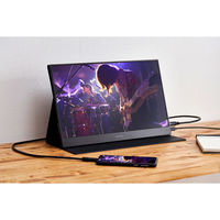 アイリスオーヤマ ポータブルモニター ILD-A16262KS-B 1台（直送品）