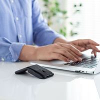 サンワサプライ 静音Type-Cワイヤレス IR LEDマウス(5ボタン・薄型) MA-WIRC1175BK 1個