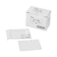 プラス　ネームタッグ替えケース横型CTー650Y 84716（わけあり品）