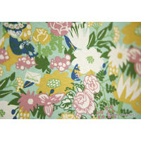 スミノエ MOOMIN ムーミン 遮光カーテン コバナ 1000×1350mm グリーン 1枚（直送品）