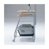 サンワサプライ パソコンデスク 幅750×奥行528×高さ1100～1250mm HLN-75N 1台（直送品）