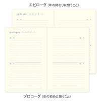 デザインフィル 日記 10年連用 扉 えんじ 12860006 1冊（直送品）
