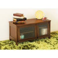 【軒先渡し】ヤマソロ ロージー TV台 ブラウン 幅860×奥行365×高さ440mm 1台（直送品）