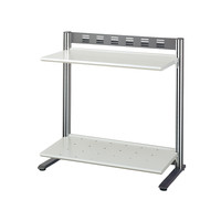 コクヨ（KOKUYO） モニタシェルフ<RESPACE-F> 棚2段 W600 ライトグレー EAS-DSF6001NM 1台（直送品）