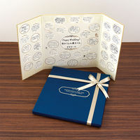 カラー色紙 シール付 箱入 紺 33214006 デザインフィル（直送品）