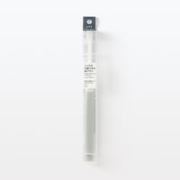 無印良品 ヘッドが交換できる歯ブラシ 部分みがき用ヘッド グレー ふつう 全長184mm 1セット（1本×2） 良品計画