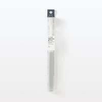 無印良品 ヘッドが交換できる歯ブラシ グレー ふつう 全長184mm 1セット（1本×2） 良品計画