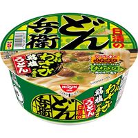 日清食品 日清のどん兵衛 重ねわさびが香る鶏塩うどん 1セット（3個）