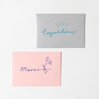 クレールフォンテーヌ ポレン封筒 洋2 コーラルピンク 1 cf5356 1パック