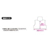 おたふく手袋 フィットスタイル フェイスカバー メッシュ付 ボーダー柄 UV-3996 1パック（直送品）