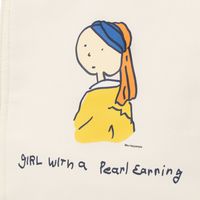 （世界の名作）保冷トートバッグ 真珠の耳飾り LAKOLE/ラコレ