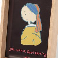 （世界の名作）フォトフレーム 真珠の耳飾り LAKOLE/ラコレ