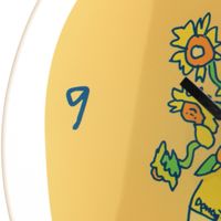 （世界の名作）ガラス時計 ひまわり LAKOLE/ラコレ