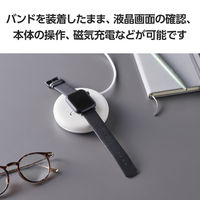 アップルウォッチ バンド (49 45 44 42mm) レザー ベルト ブラック AW-45BDLBK エレコム 1個