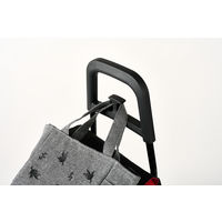 レップ ショッピングカート カートセット 保冷保温 40L フラワー ブラック 1個 キャリーカート1WAY  買い物 荷物運び COCORO