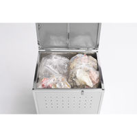 SANKA ステンレスごみ保管庫600(組立式) SGH-60S 1台（直送品）