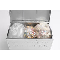 SANKA ステンレスごみ保管庫900(組立式) SGH-90S 1台（直送品）