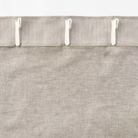 無印良品 麻平織ノンプリーツカーテン 幅100×丈200cm用 ライトベージュ 良品計画