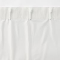 無印良品 花粉をキャッチし熱を通しにくいレースノンプリーツカーテン 幅100×丈103cm用 オフ白 1セット（1枚×2）