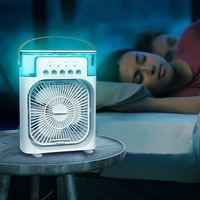 ファミリー・ライフ USBミスト付卓上ファン クールエアー ACアダプター付き a33083 1個（直送品）