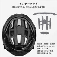 ロックブロス 調整可能ライト付きヘルメット(ZK-013W)ホワイト ZK-013W 1個 4570122013227（直送品）