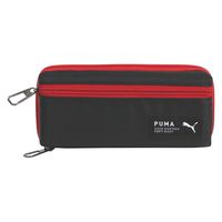 クツワ PUMA(プーマ) プリザーブホルダー ペンケース ブラック PM505BK 1セット(3個)（直送品）