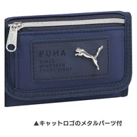クツワ PUMA(プーマ) 3つ折りマルチ ウォレット ネイビー PM511NB 1セット(2個)（直送品）