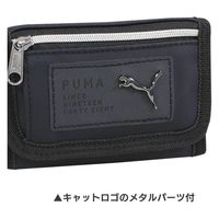 クツワ PUMA(プーマ) 3つ折りマルチ ウォレット ブラック PM511BK 1セット(2個)（直送品）