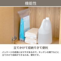 （限定）水切りネット 圧縮 ポリエチレン ネットタイプ 三角コーナー用 1セット（1袋（200枚入）×5）アスクル オリジナル