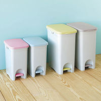 リス ペダルペール ニーナカラー22L ブルー 1個（20Lゴミ袋対応）ペタル式フタ付 ダストボックス幅265×奥行400×高さ430 オリジナル（わけあり品）