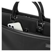 三洋 ブリーフケース 2WAY シングル 740-1000-01 1個（直送品）