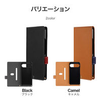 Google Pixel 9 Pro XL 薄型・軽量PUレザー手帳ケース 「Twoal W」 キャメル スタンド機能（直送品）