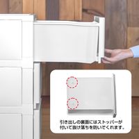 JEJアステージ　壁付デコニーシーヴォ3段　ホワイト　　1台