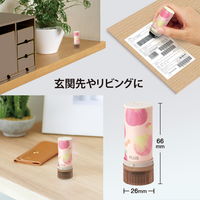 プラス ローラーケシポン スリムフィット ピーチ 個人情報保護スタンプ 40185 1個