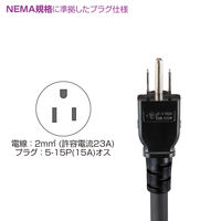 サンワサプライ 19インチサーバーラック用コンセント(15A) TAP-SV1512 1本（直送品）
