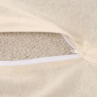 ヘリンボーンクッションカバー ブラック LAKOLE/ラコレ