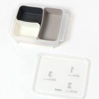 冷凍保存容器 モノクロ 1セット（1個×2） LAKOLE/ラコレ