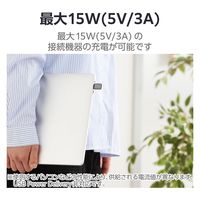 Type-C変換アダプタ (A to C) USB2.0 OTG対応 タブレット ブラック M-AFCMADBK エレコム 1個