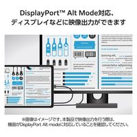 USB-C U字変換アダプタ TypeCポート-TypeCプラグ ブラック MPA-CFCMUAD01BK エレコム 1個
