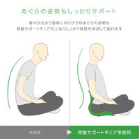 ドリームウェア 骨盤サポートチェア MyComfy L-LIGHT BLUE RC1210LBL 1個（直送品）