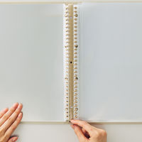 リヒトラブ Roomy クリヤーブック<ポケット交換式> A4 ピンク N290-12 1冊