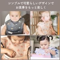【6ヵ月から】Tiny Twinkle イージービブ お食事エプロン（Unicorn・Lilac・Rose）1セット（3枚）