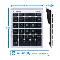 ナカバヤシ 2.4GHz接続ワイヤレステンキー TEN24G03/SL 1個