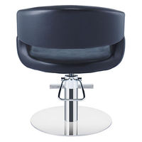 SEVEN BEAUTY (セブンビューティー) スタイリングチェア MILANO ブラック 44639 1台（直送品）