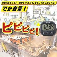 タニタ（TANITA） 抗菌でか見えタイマー キッチンタイマー ダークグレー TD429GY TD-429-GY 1個